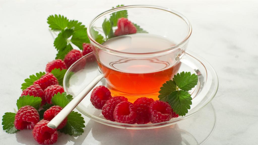 Чай с малиной против простуды
