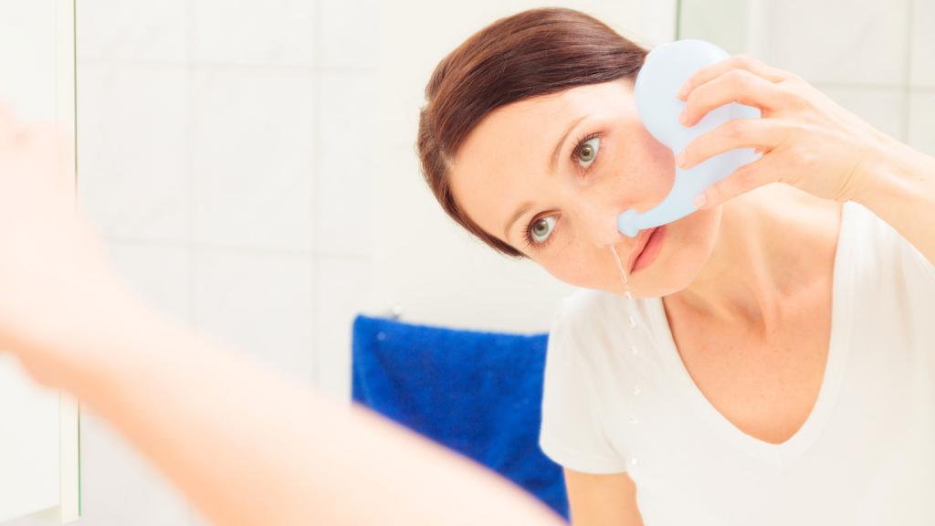 промывание ноздрей при заложенности носа
