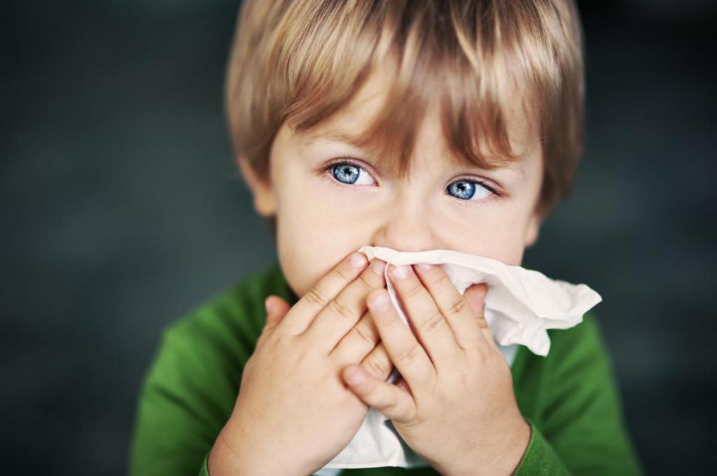 заложенность носа и насморк у детей